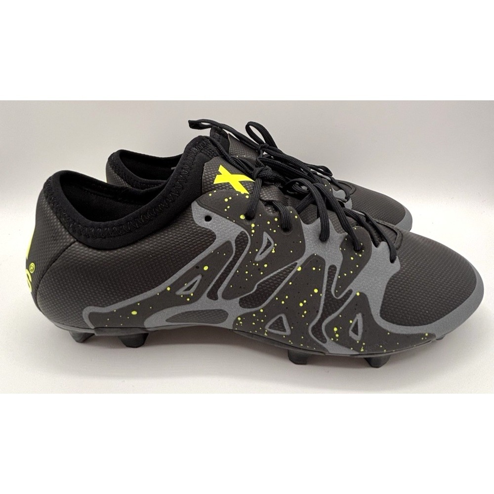 Adidas B26930 X 15.2 FG/AG Men's Soccer Cleats Black Yellow US 7.5